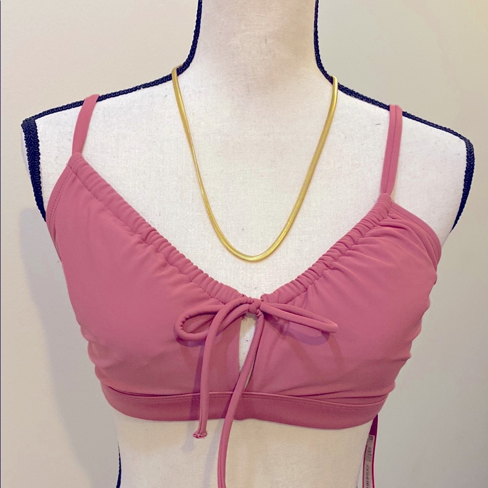 Xhilaration by Target Mauve Bikini Top Sz D/DD NWT